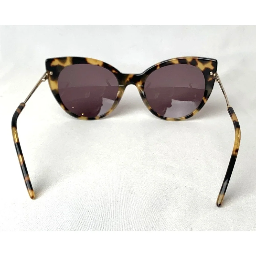 Ted Baker Sunglasses Womens Tortoise Shell Cateye Tbw053 Goldtone 52-19-140‎